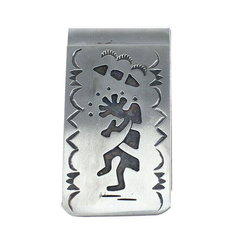 Genuine Sterling Silver Native American Kokopelli Money Clip SN20359